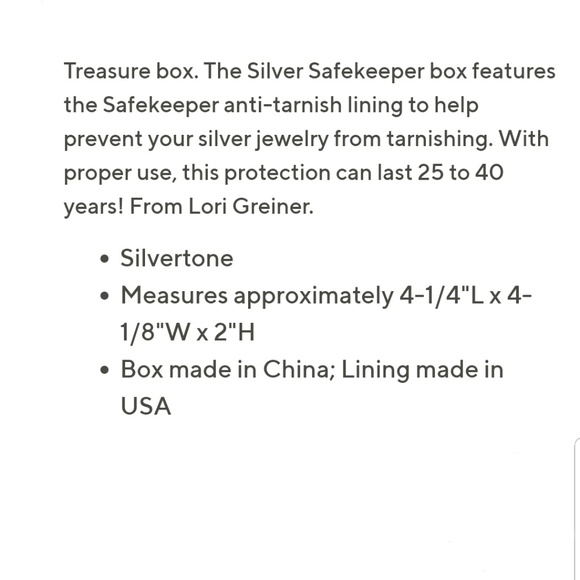 Silver Safekeeper Flower Shape Jewelry Box Greiner - Picture 4 of 5